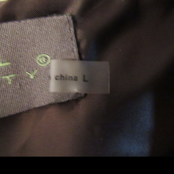 Casual Identity Animal Print Puffer Vest Women's Sz Large Lined Full Zip Leopard - Picture 6 of 9